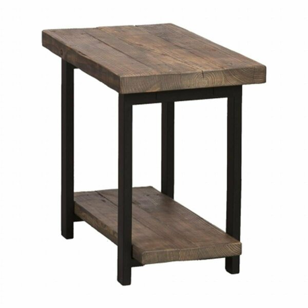 Deluxdesigns Pomona End Table- Rustic Natural DE2798216